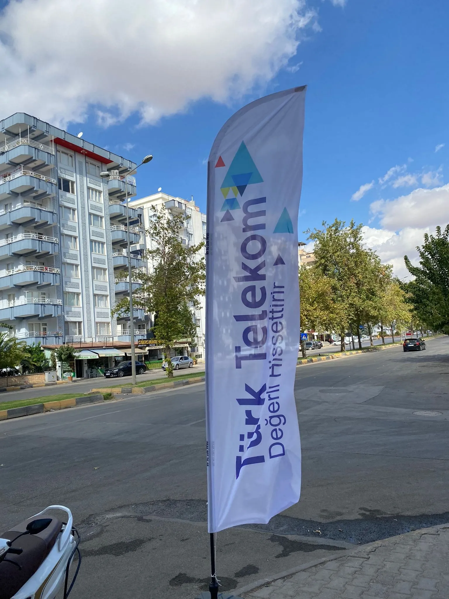 Cep Telefoncu Olta Bayrağı-64