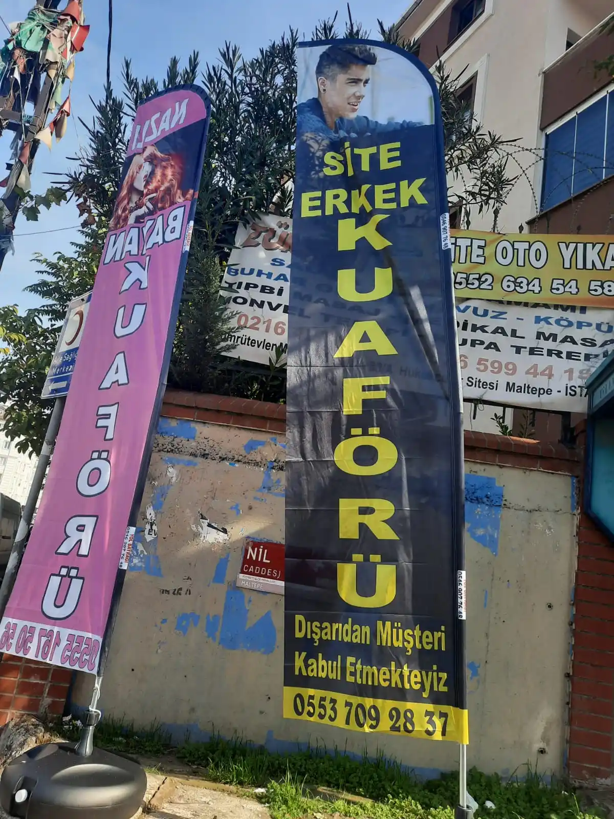Erkek Kuaförü Olta Bayrağı-13